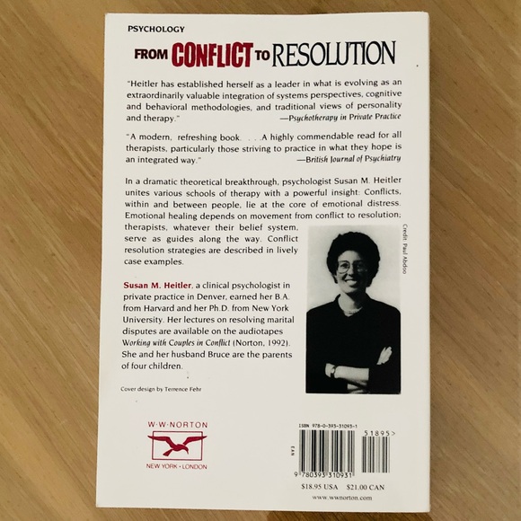 Book: From Conflict to Resolution by Susan M. Heitler, Ph.D. Copyright 1990 - Picture 2 of 7